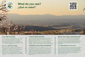 interpretive signage - view